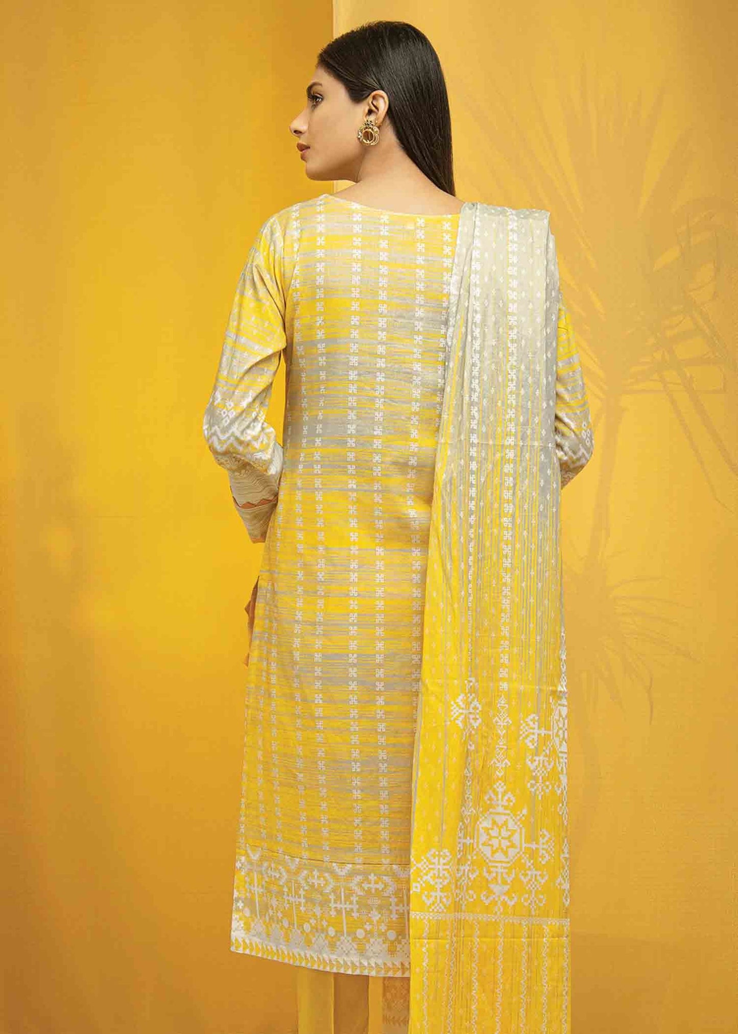 Edenrobe - EWU22A1-23468 - Yellow - 3 Piece