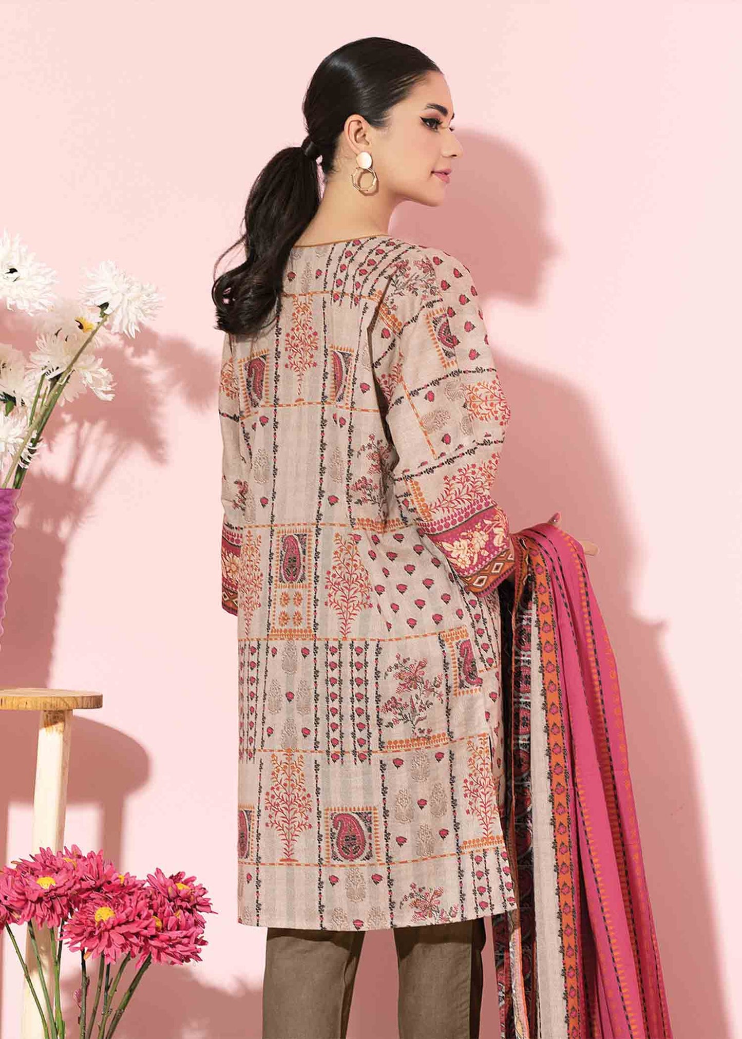 Edenrobe - EWU22A1-20773 - Light Brown - 3 Piece