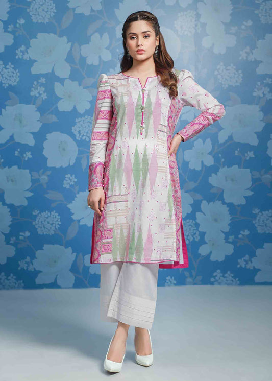 Edenrobe - EWU22A1-20746 - Pink & White - 2 Piece