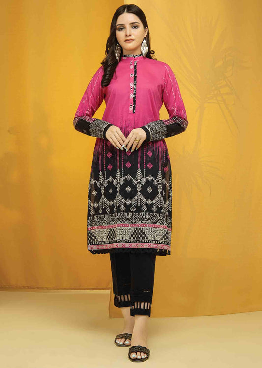 Edenrobe - EWU22A1-23358 - Pink & Black - 1 Piece