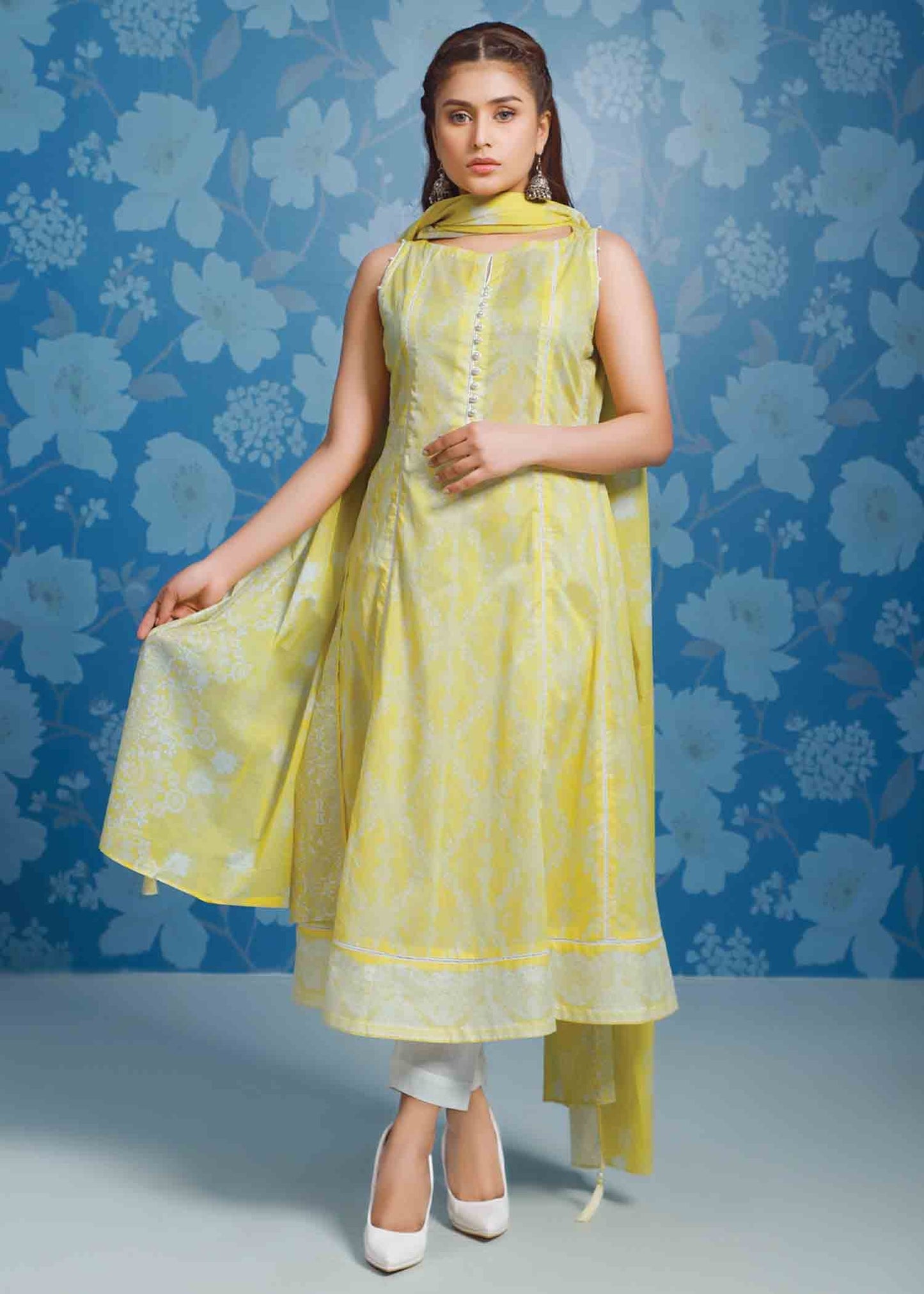 Edenrobe - EWU22A1-23212 - Light Yellow - 2 Piece