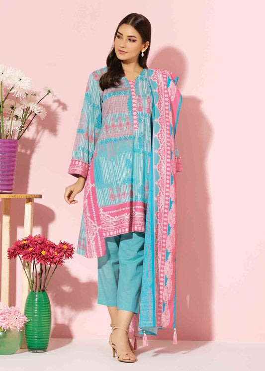 Edenrobe - EWU22A1-23213 - Aqua - 2 Piece