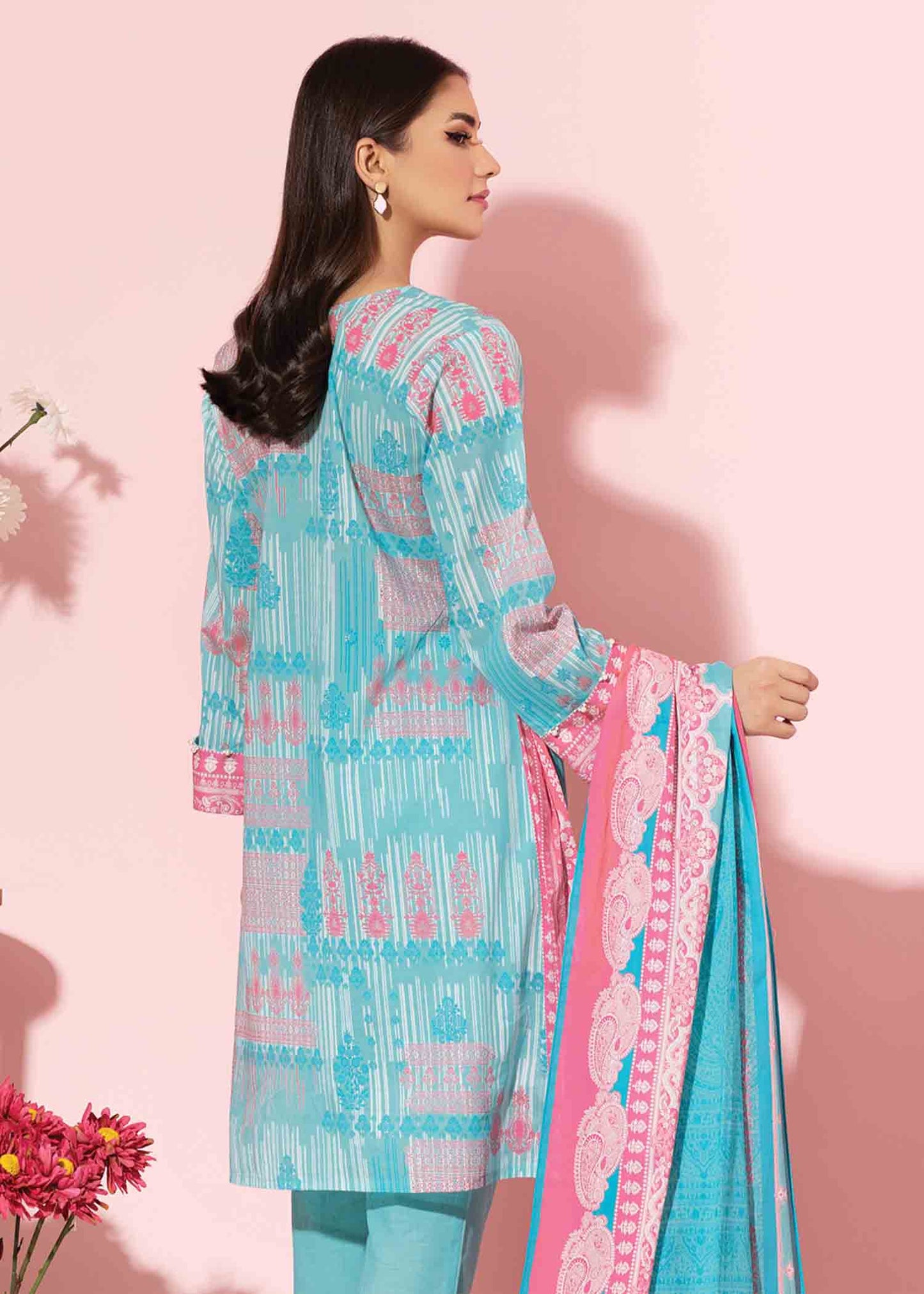 Edenrobe - EWU22A1-23213 - Aqua - 2 Piece