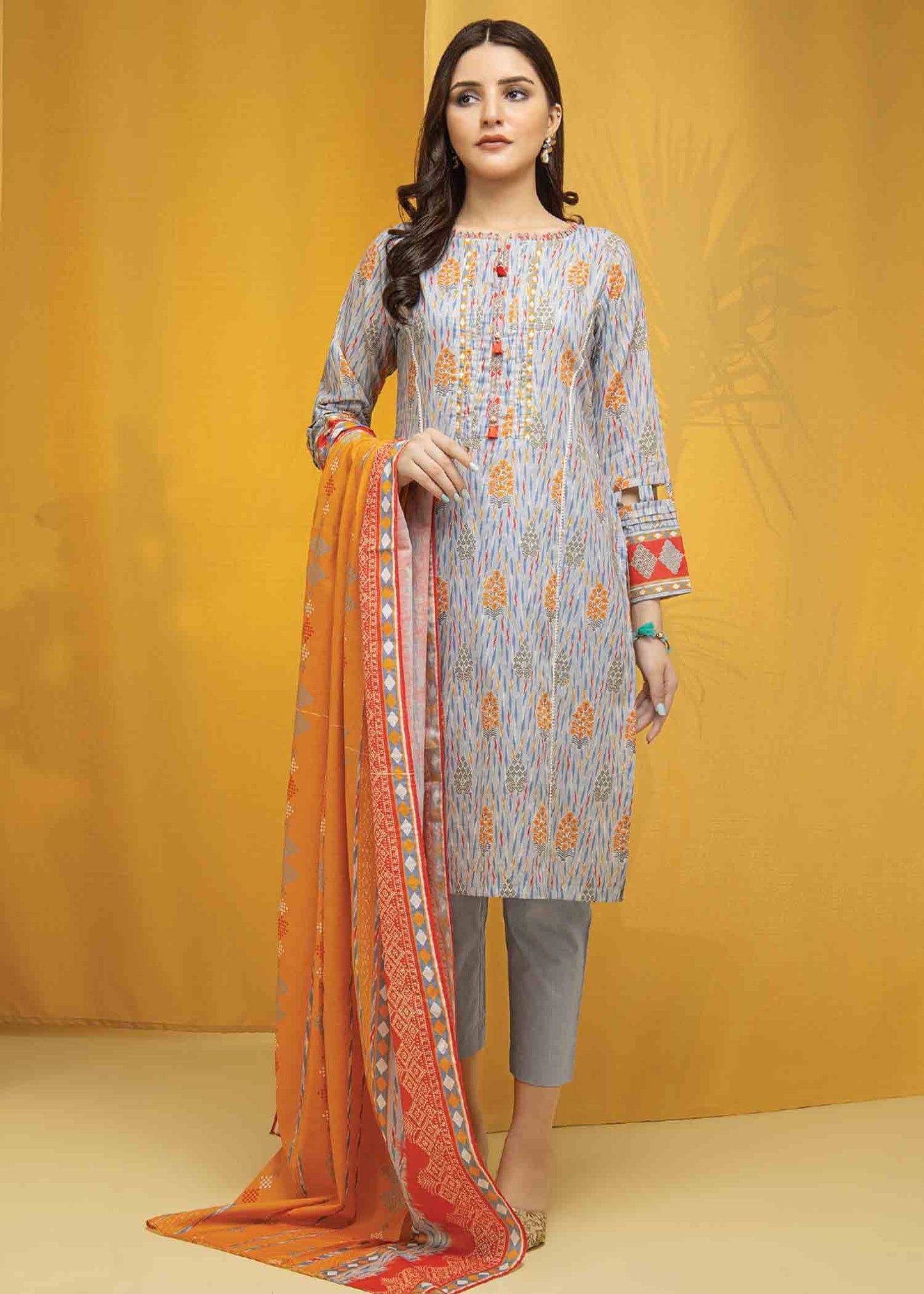 Edenrobe - EWU22A1-23184 - Light Blue - 3 Piece